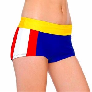 My Hero Academia Hot Topic  Red Blue Yellow Swim Bikini Bottoms Size XL